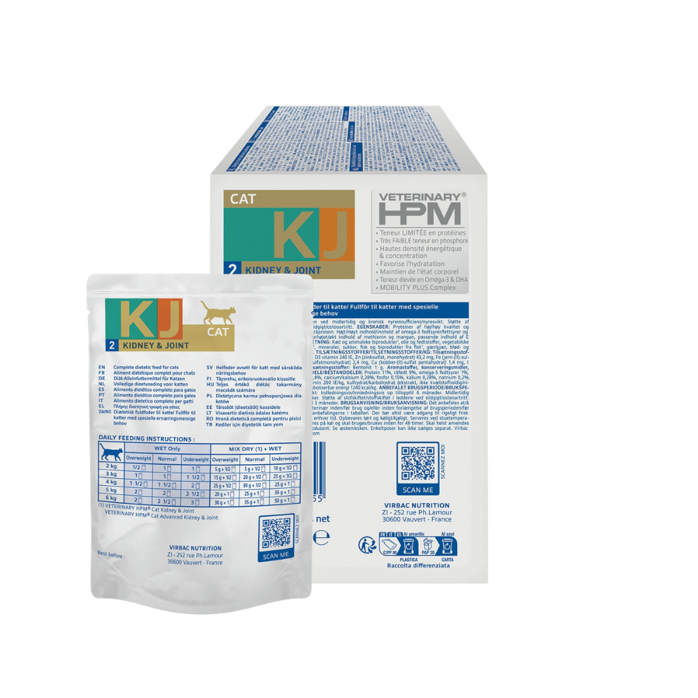 Virbac HPM WET Cat KJ2, Kidney & Joint