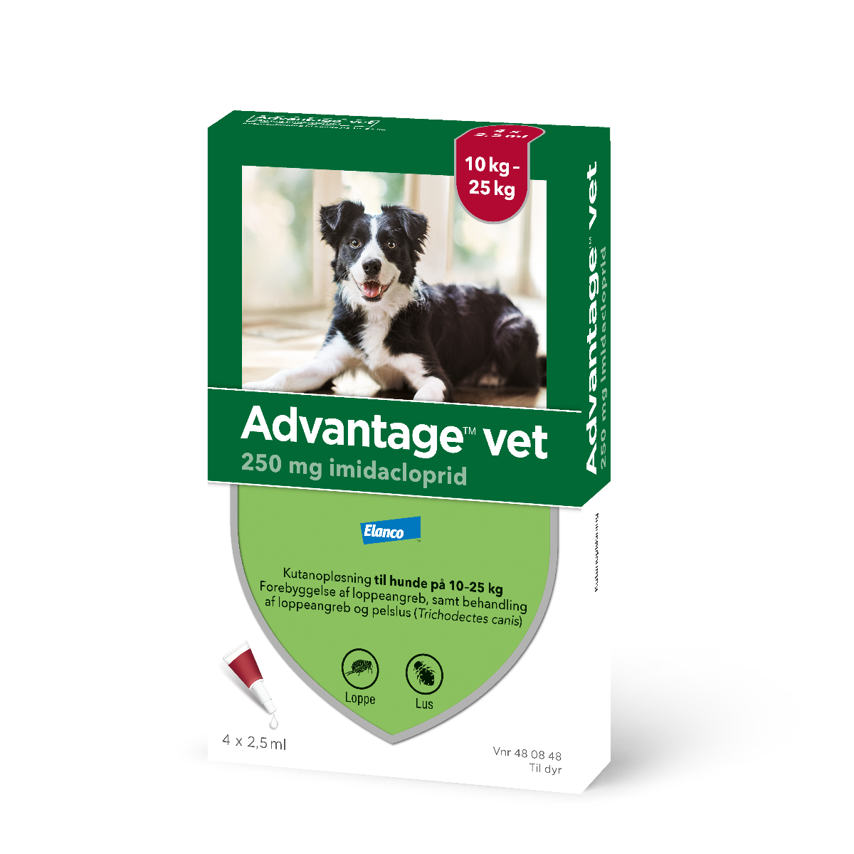 Advantage vet. til hunde mellem 10-25 kg 