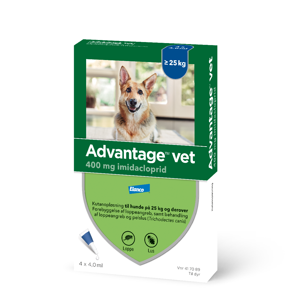 Advantage vet. til hunde over 25 kg