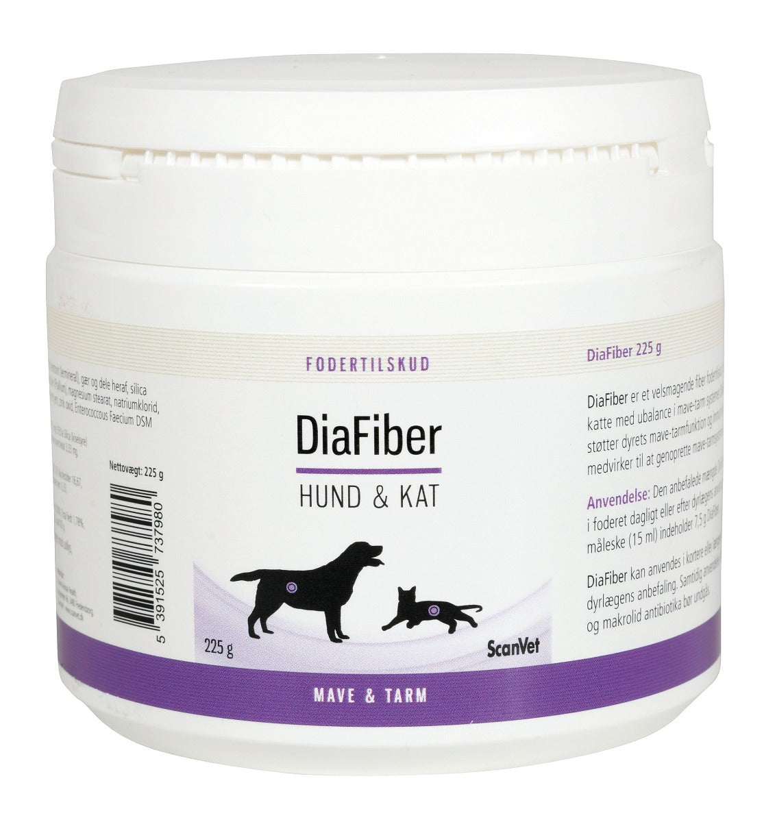 Velsmagende fibertilskud i pulverform