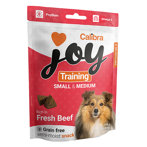 Calibra Joy Dog Training Snacks, Small & Medium, Beef