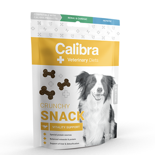 Calibra VD Dog Crunchy Snack, Vitality Support