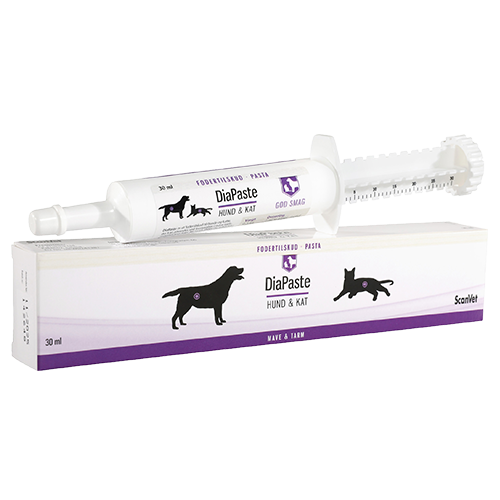 DiaPaste fodertilskud 30 ml - til dårligt fungerende mave hos hund og kat