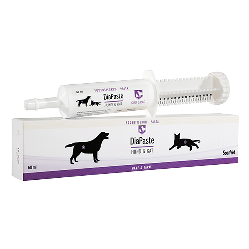 DiaPaste fodertilskud 60 ml til hunde og katte med maveproblemer 