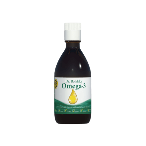 Dr. Baddaky Omega-3, 200 ml | Olie til pels og led ved hund og kat