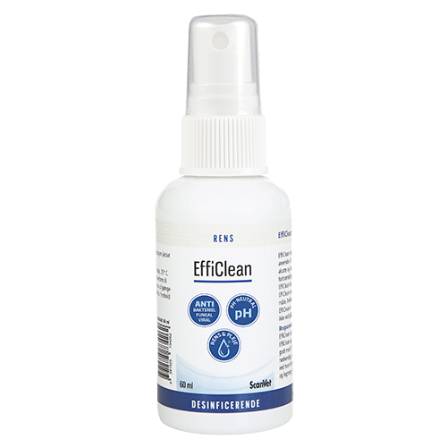 EffiClean, 60ml | Rensende og desinficerende spray