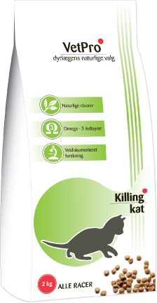 VetPro killingefoder til alle racer, 2 kg. Foder til killinger, drægtige og diegivende katte. 