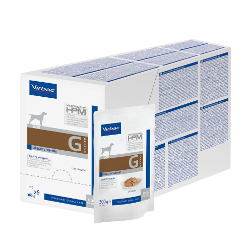 Virbac HPM (G1) Gastro Digestive support Dog wet, 9x300g