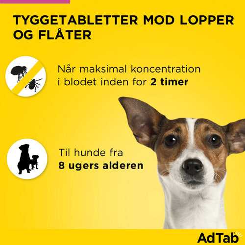AdTab til hunde 2,5 til 5,5 kg