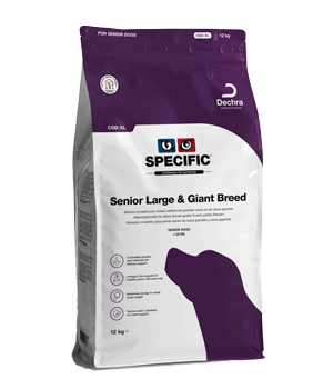 SPECIFIC kvalitetsfoder, som er velegnet til ældre hunde (>25 kg) af store racer fra 6 år og gigantracer fra 5 år. 