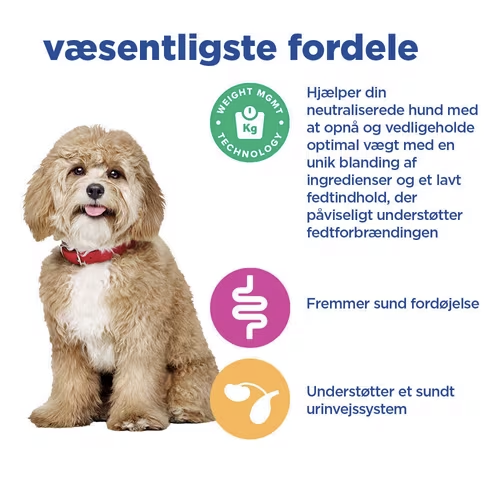 Hill's Vet Essentials tørfoder med kylling til små racer