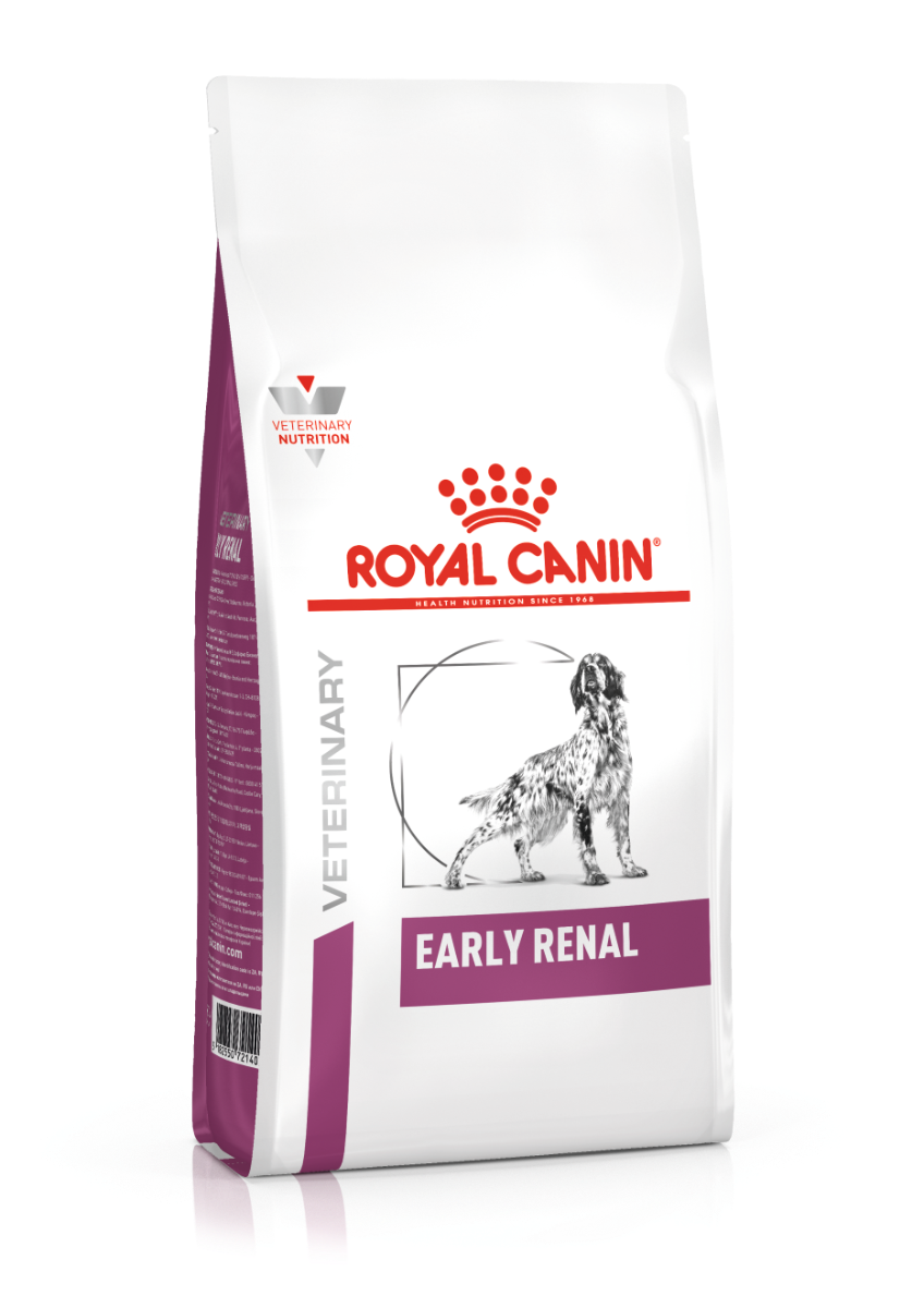 Royal Canin Early Renal er foder udviklet til at støtte hunde i de tidligere stadier af nyresygdomme. 