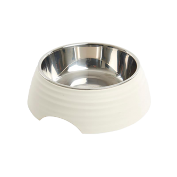 BUSTER Frosted Ripple Bowl, hvid, str. L