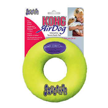 KONG AirDog Squeaker Donut tennisbold, str. L