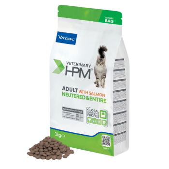 Virbac HPM Adult Cat Salmon, 7kg