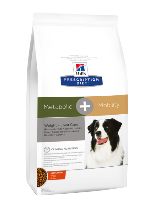 Hill's PD Metabolic+Mobility Management tørfoder til hunde, 12 kg