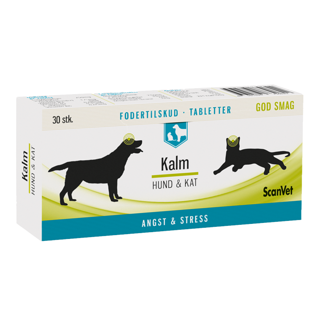 smugling rent Soak Kalm tabletter til hund og kat som oplever utryghed, stress, angst og  nervøsitet│Netdyredoktors webshop
